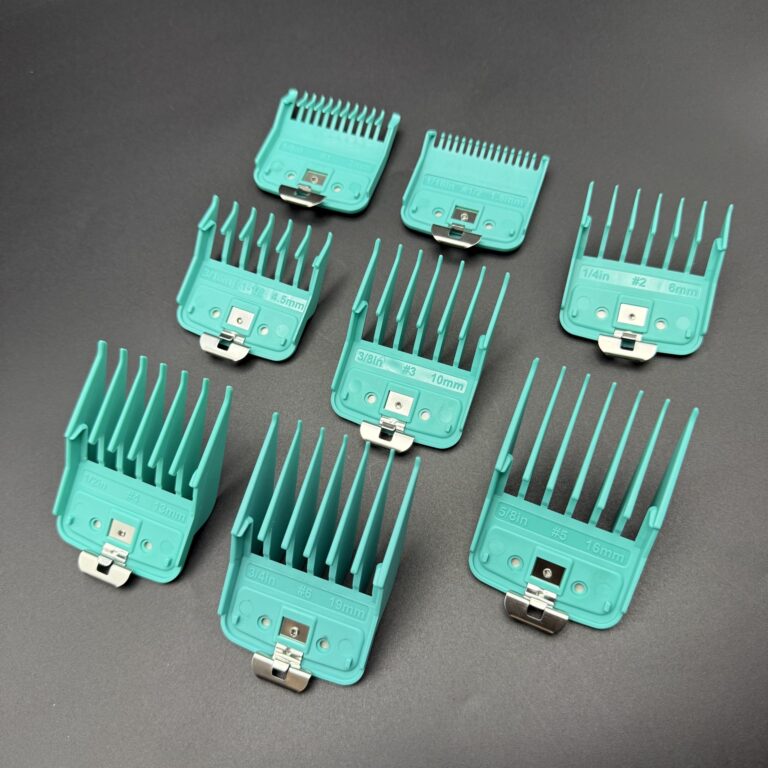 ست 8 عددی شانه ماشین اصلاح وال,وی جی آر,کیمی,dsp پایه فلزی برند vgr